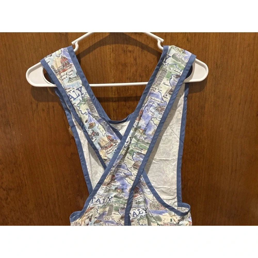 Cobbler Apron w/pockets Italy landmarks‎ theme NWT